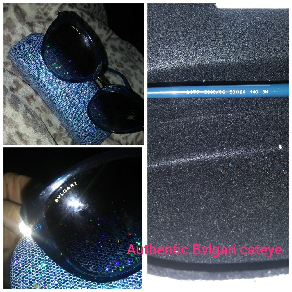 Authentic Bvlgari Cateye Sunglasses